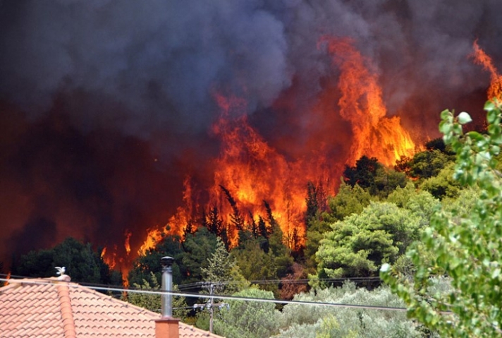 Δραματική η κατάσταση στη Ζάκυνθο: Μάχη όλη τη νύχτα με τη φωτιά ...Μεγάλη η καταστροφή στο νησί