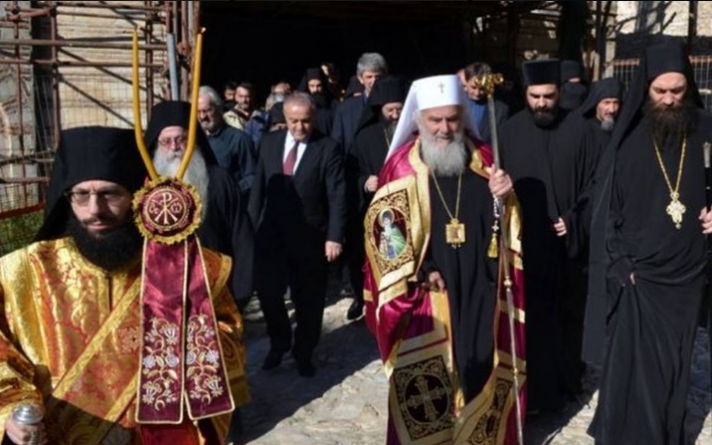 Άγιον Ορος: Ο Πατριάρχης Σερβίας Ειρηναίος στη Μονή Χιλιανδαρίου για την πανήγυρη της Μονής