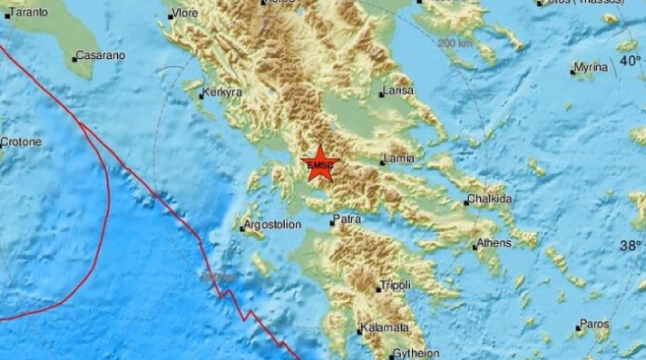 Σεισμός κοντά στο Καρπενήσι - Αισθητός σε αρκετές περιοχές